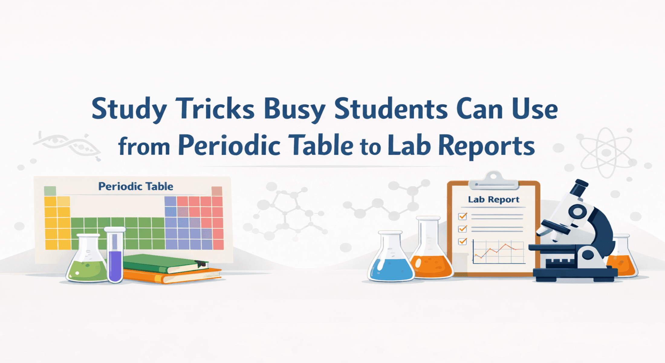 Study Tricks Busy Students Can Use from Periodic Table to Lab Reports